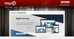 Desktop Screenshot of kabana.com.br